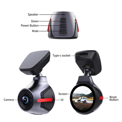 4K HDR Dash Cam, 4K+1080P Front and Rear Car Camera, 2 Channel with HDR, 5GHz WiFi GPS, Night Vision 2.0, 24H Parking Mode